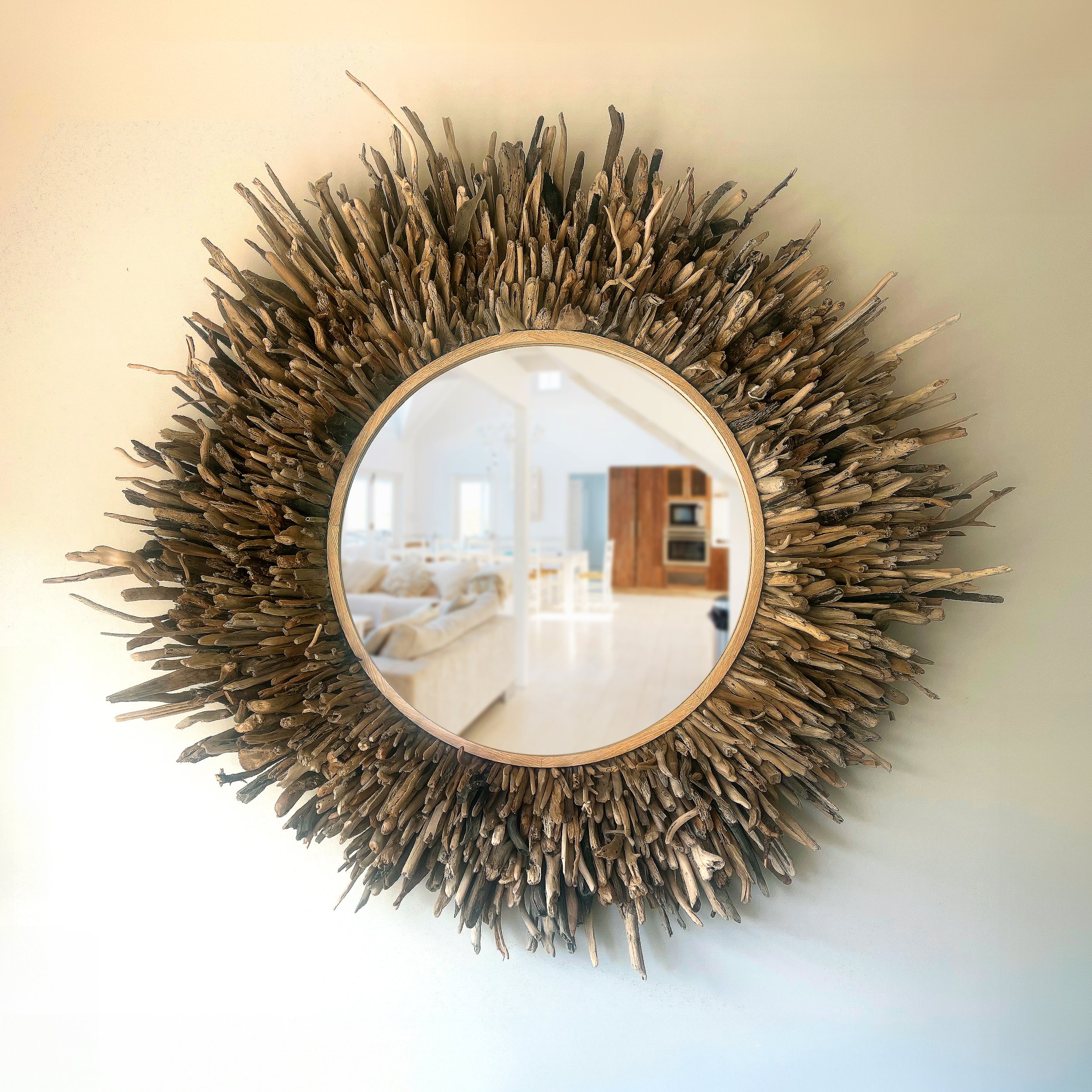 Handcrafted Papamoa Driftwood Mirror
