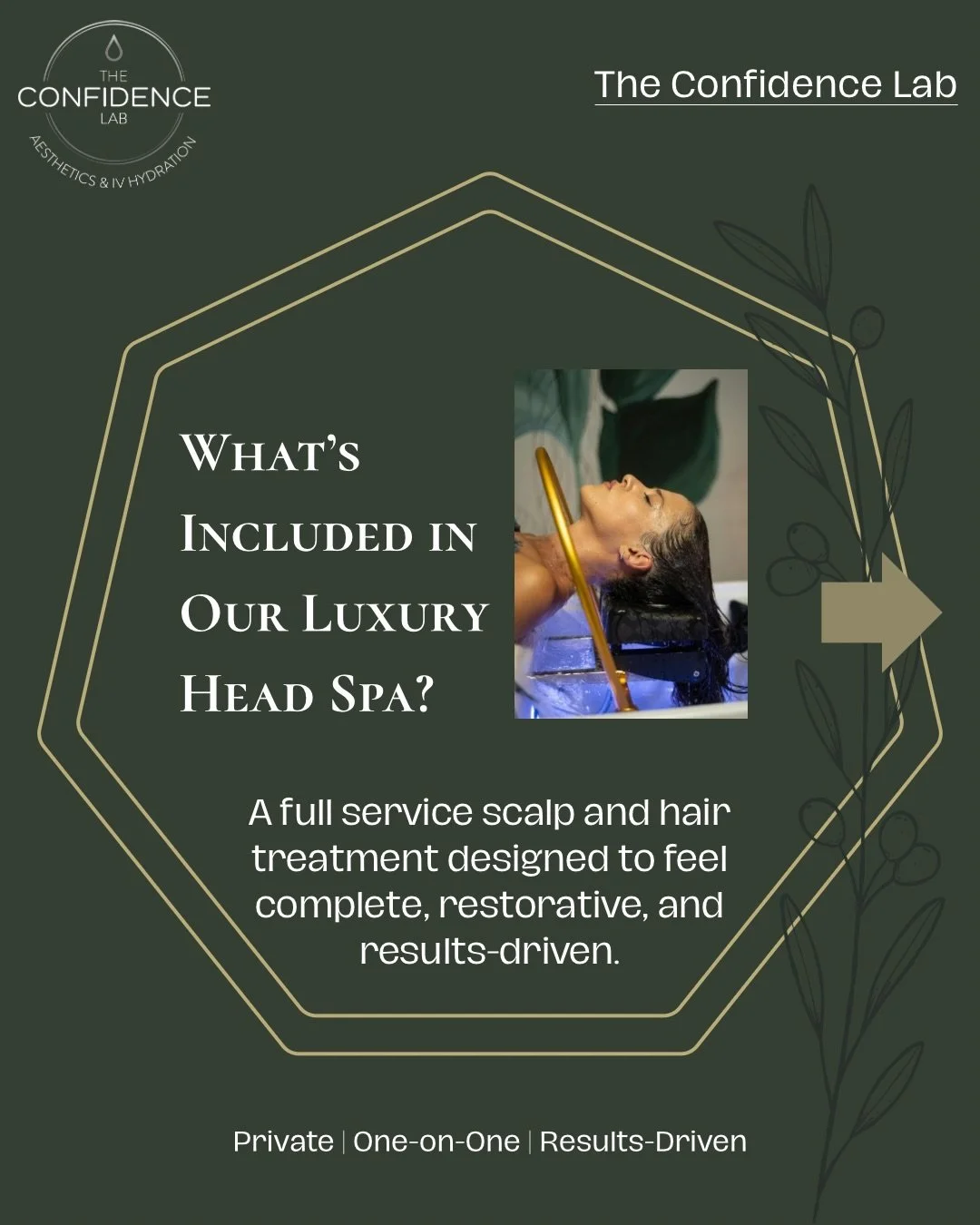 A luxury head spa should feel complete.

At The Confidence Lab, our Luxury Head Spa Experience is designed as a full 90-minute scalp, hair, and relaxation treatment, not a basic service that needs multiple add-ons to feel finished.

Your experience i