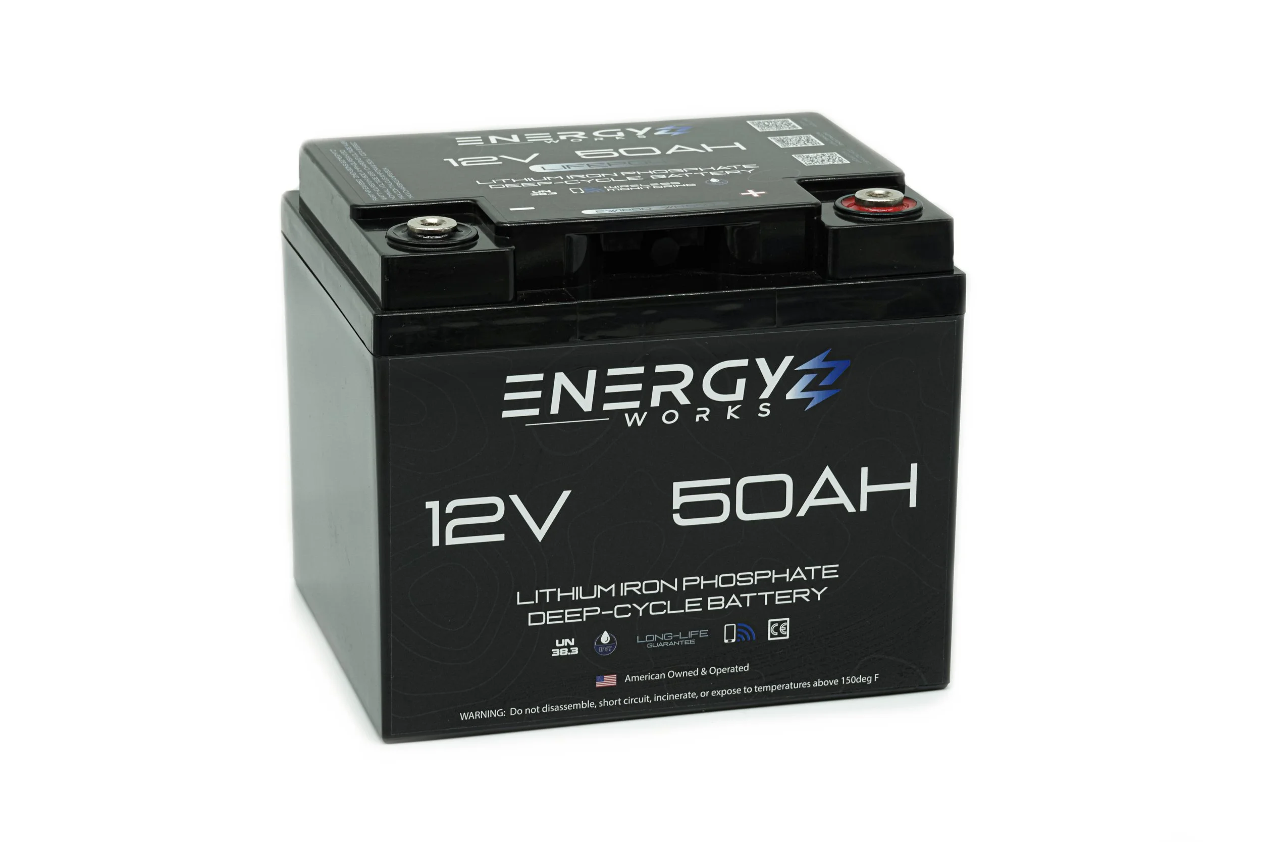 Energy Works 12V 50AH Gen2 Lithium Deep-Cycle Battery