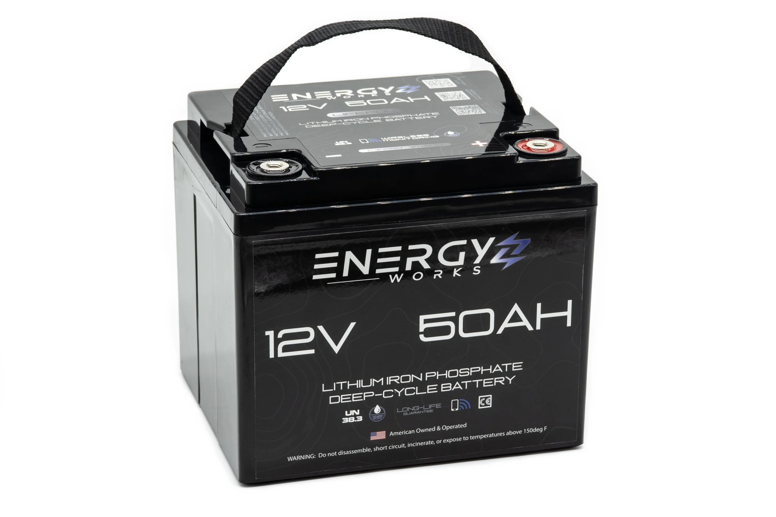 Energy Works 12V 50AH Gen2 Lithium Deep-Cycle Battery