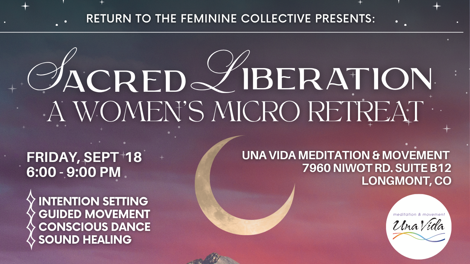 Sacred Liberation - A Women’s Micro Retreat