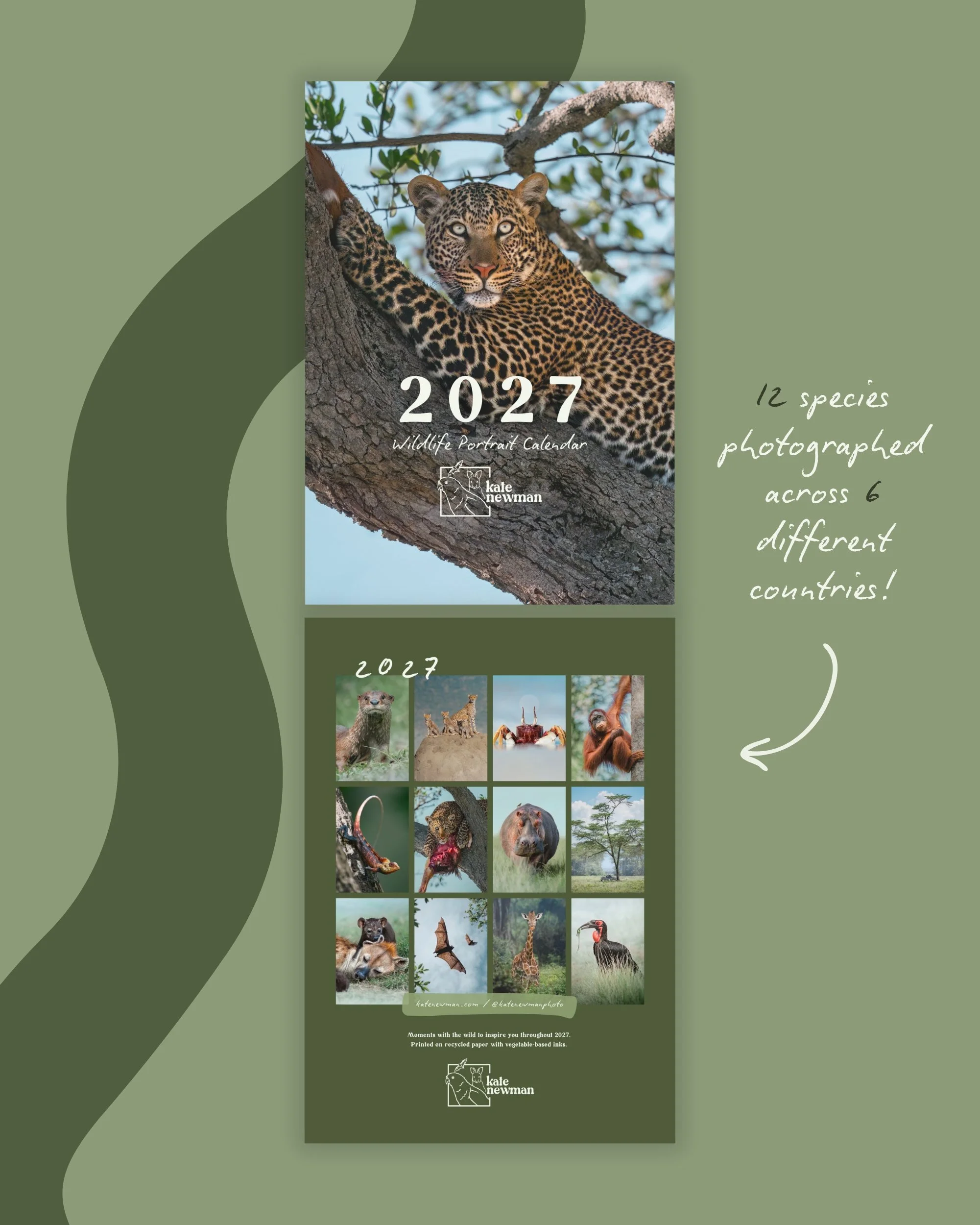 2027 Wildlife Portrait Calendar