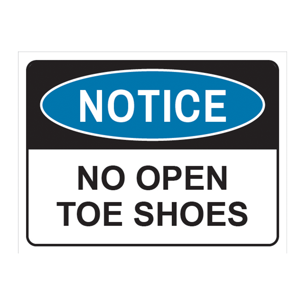 no open toe shoes