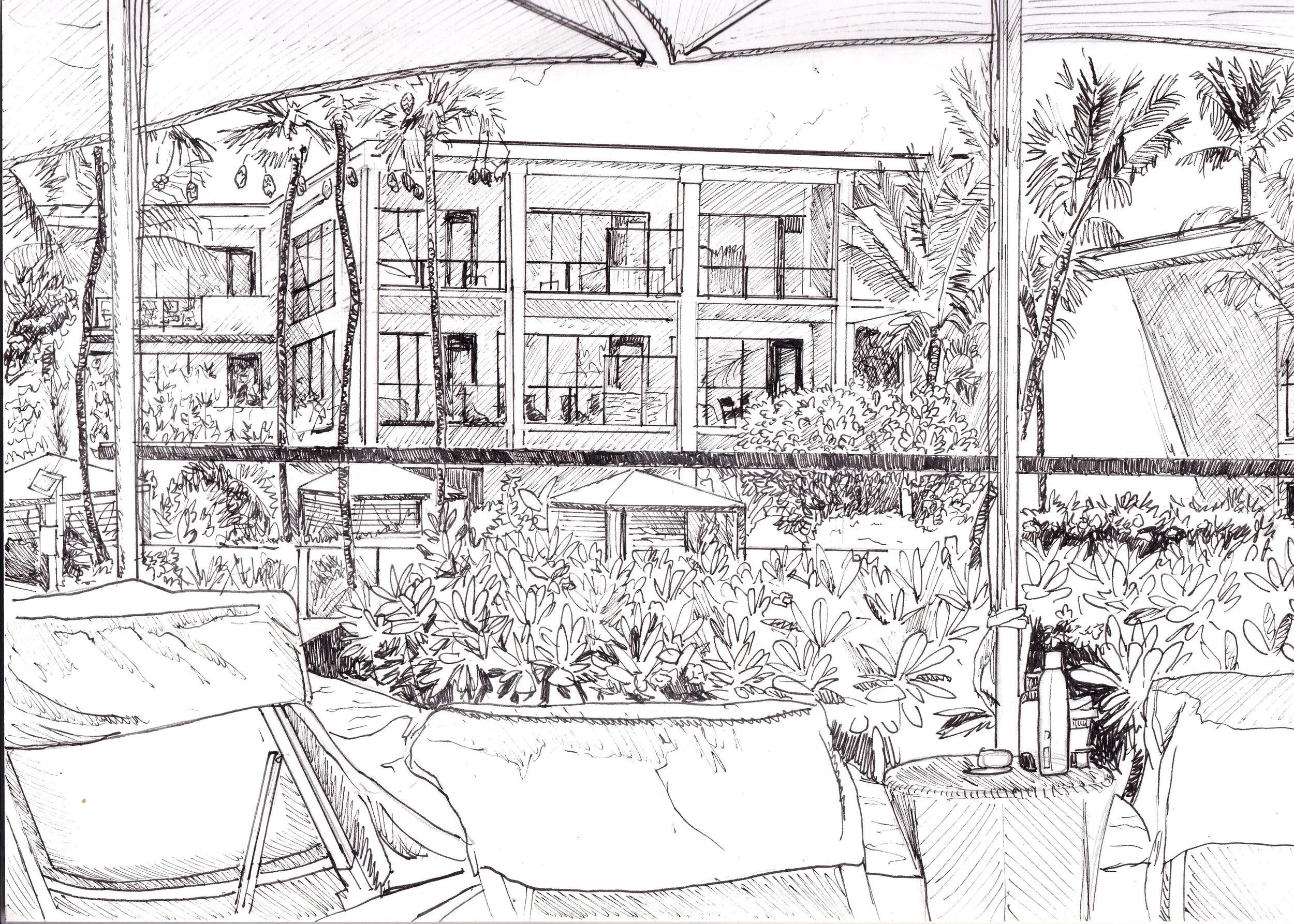 Hawaiian Hotel Cabana