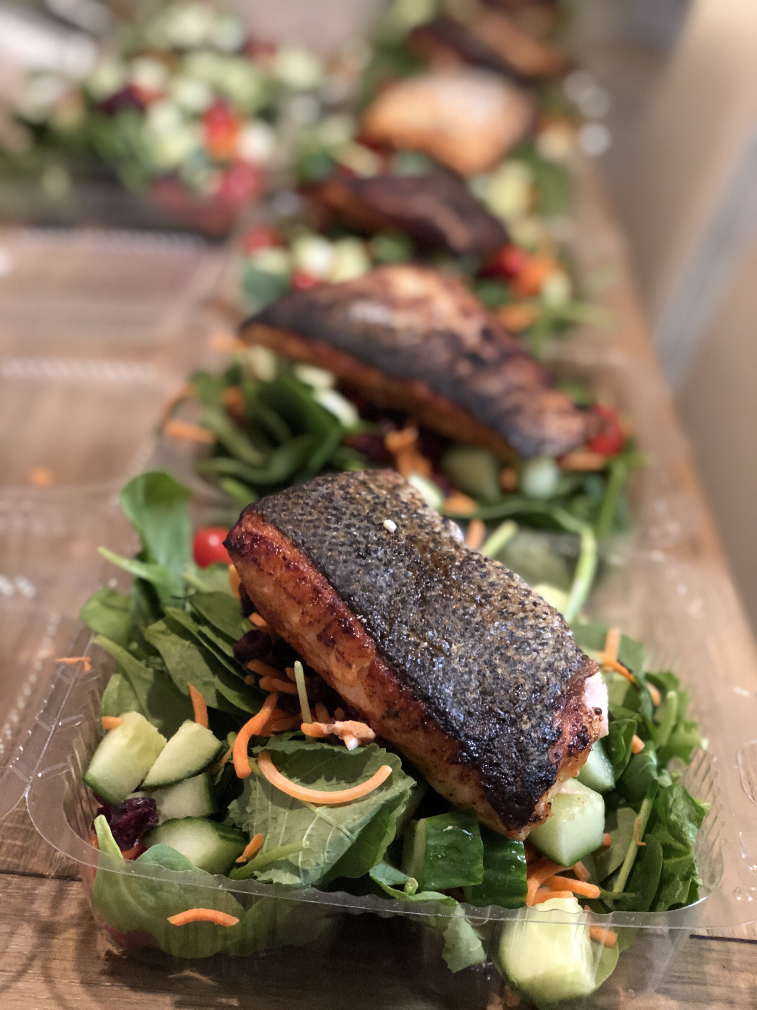 Seared Salmon | Fresh Garden Salad