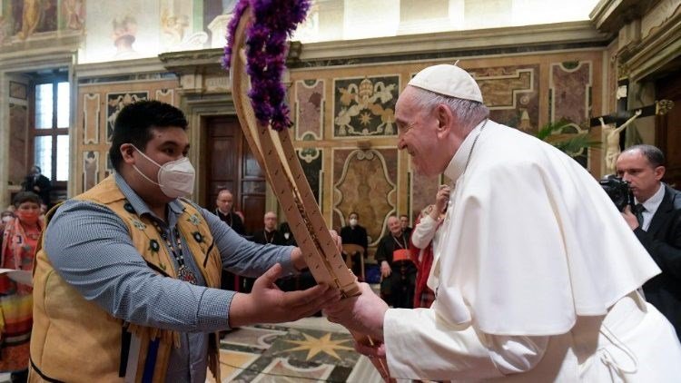 Indigenous Representatives Meet the Pope