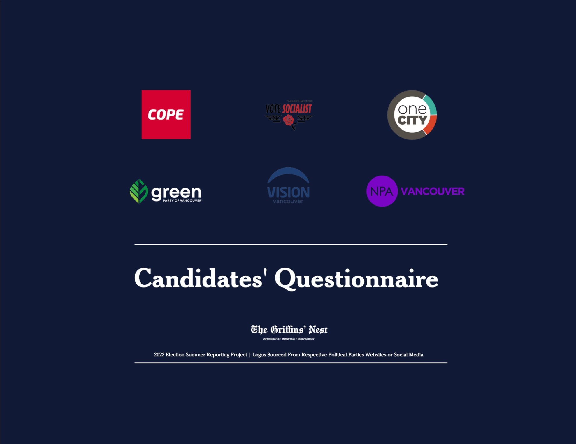 Candidates Questionnaire Week Five: Funding