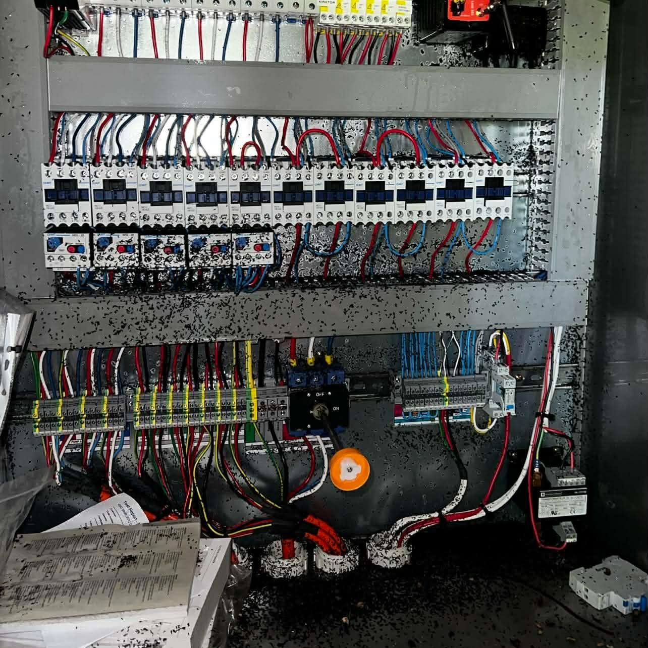 Turns out they&rsquo;re not just into picnics &mdash; they love warm electrical gear too. If your switchboard is looking more like an ant farm, it&rsquo;s time to get the Matcorp maintenance crew in to ensure your boards are sealed correctly.
#antfar