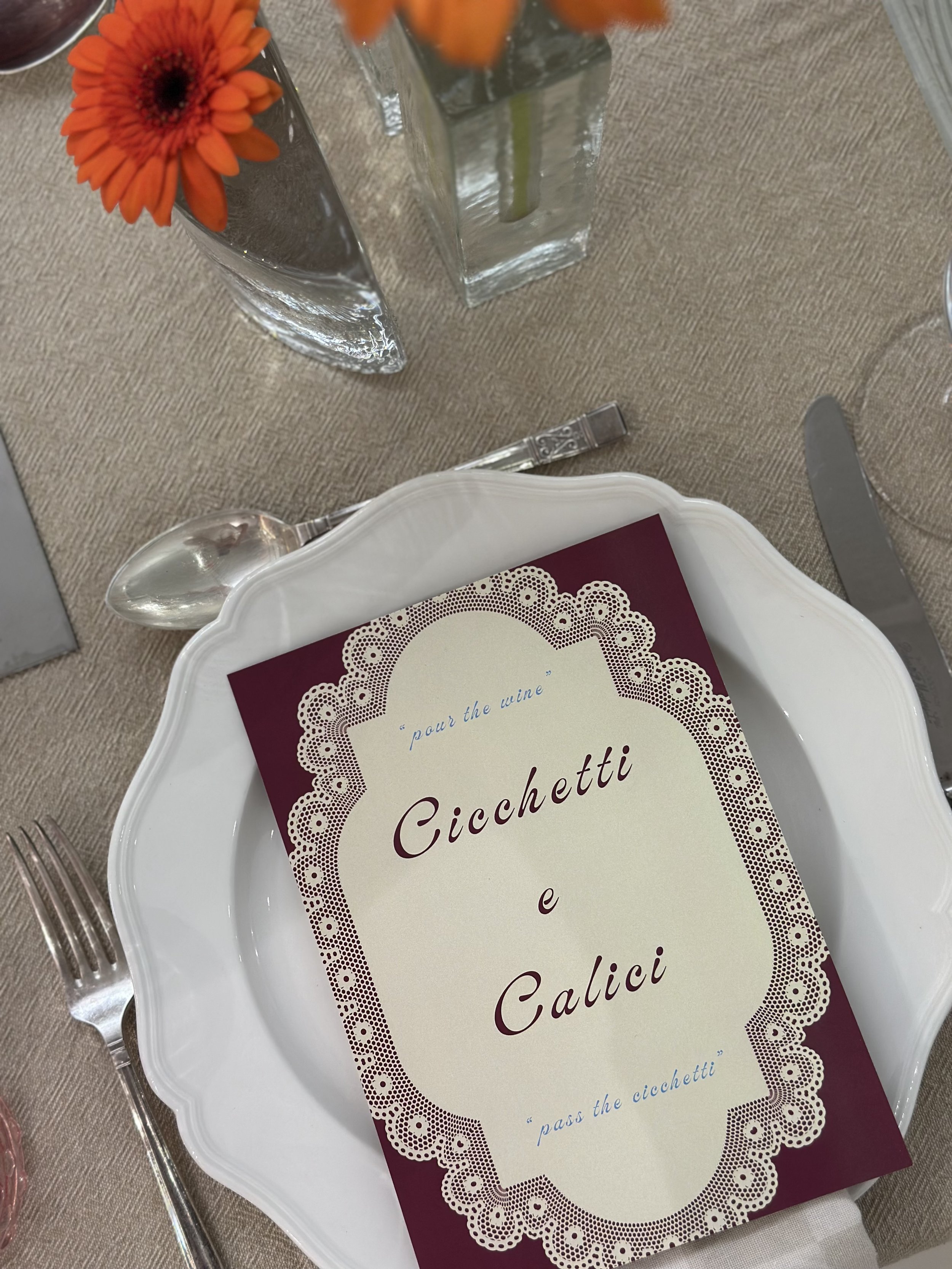 Food and Wine Menu - Degustation 