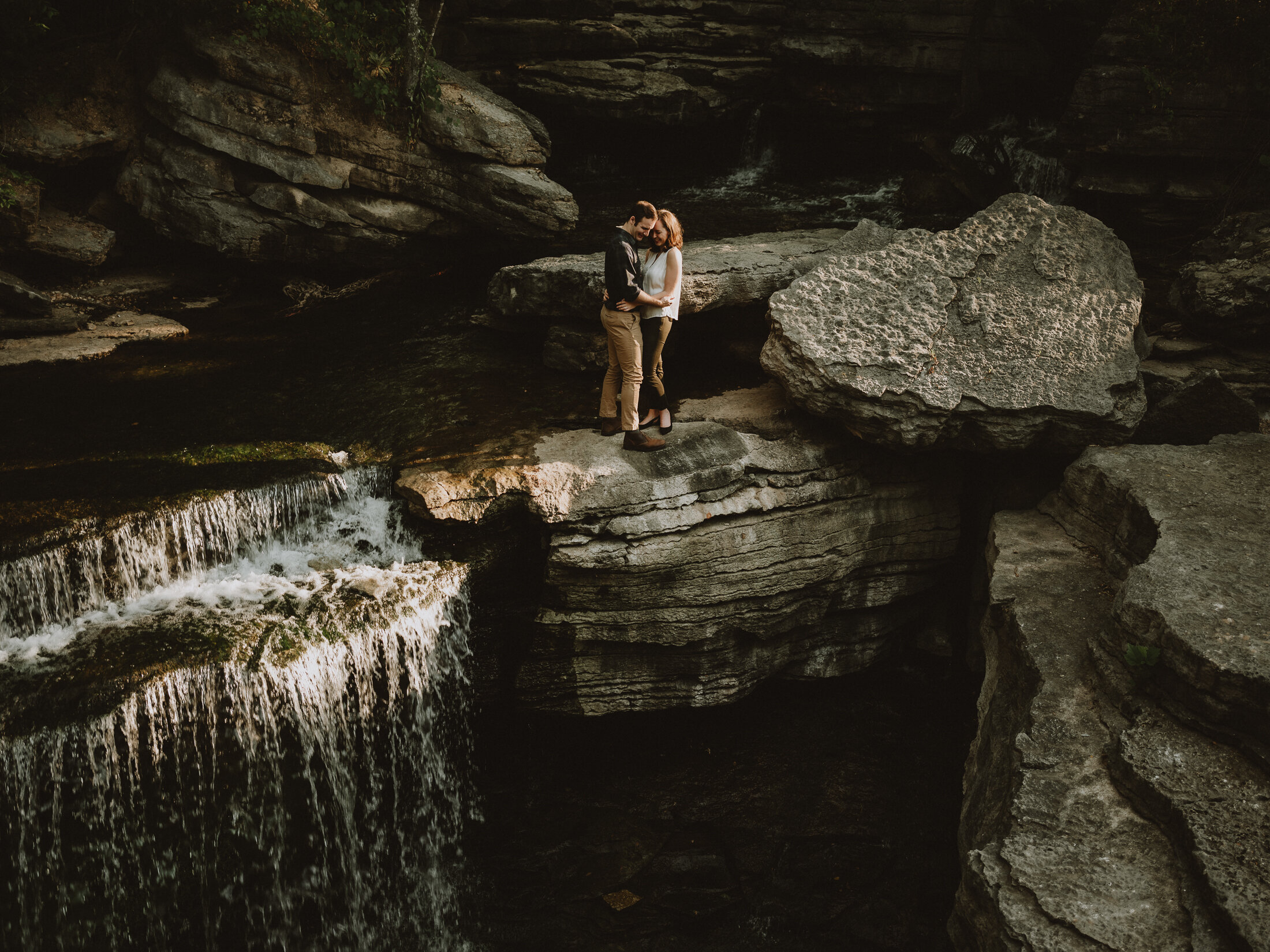 Chasing Waterfalls at Sunrise with Mary & Nate
