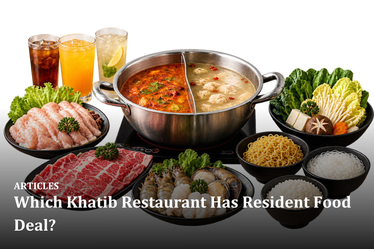 Which Khatib Restaurant Has Resident Food Deal?