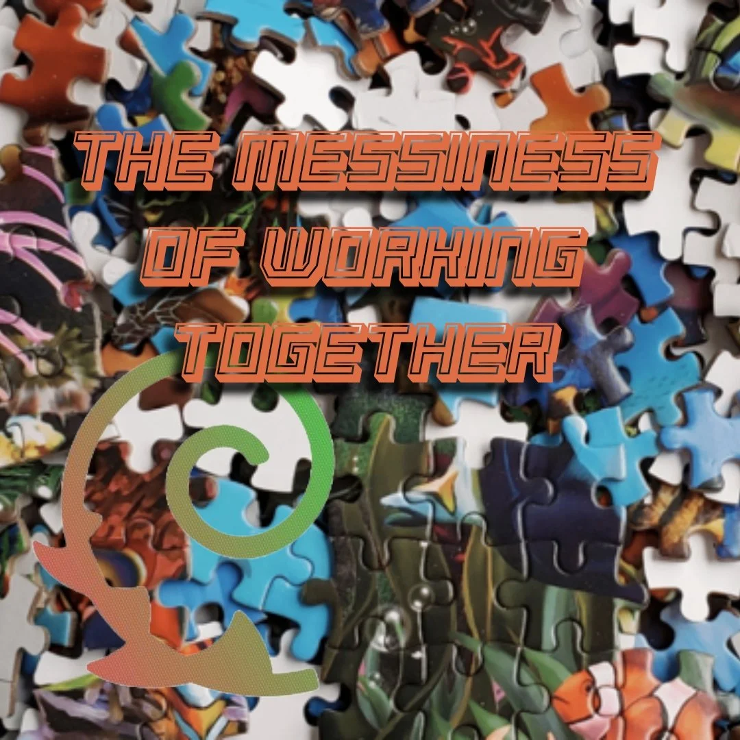 Have you ever felt that it would be much easier and faster to do it all by yourself?
You are not alone. Working with others is messy and even messier if others think or behave differently from you, right?
(...) 
What if messiness is part of the proce