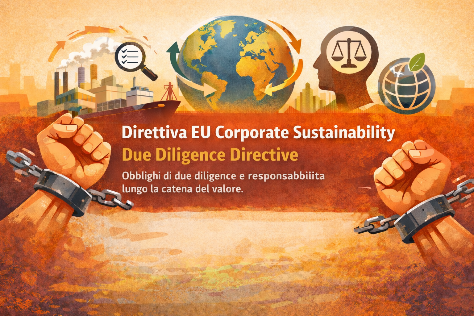 Iscrizione: Direttiva EU Corporate Sustainability Due Diligence Directive (CSDDD) e sul lavoro forzato