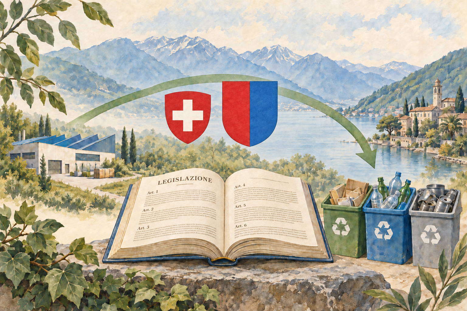 Le basi legali e la politica cantonale dei rifiuti
