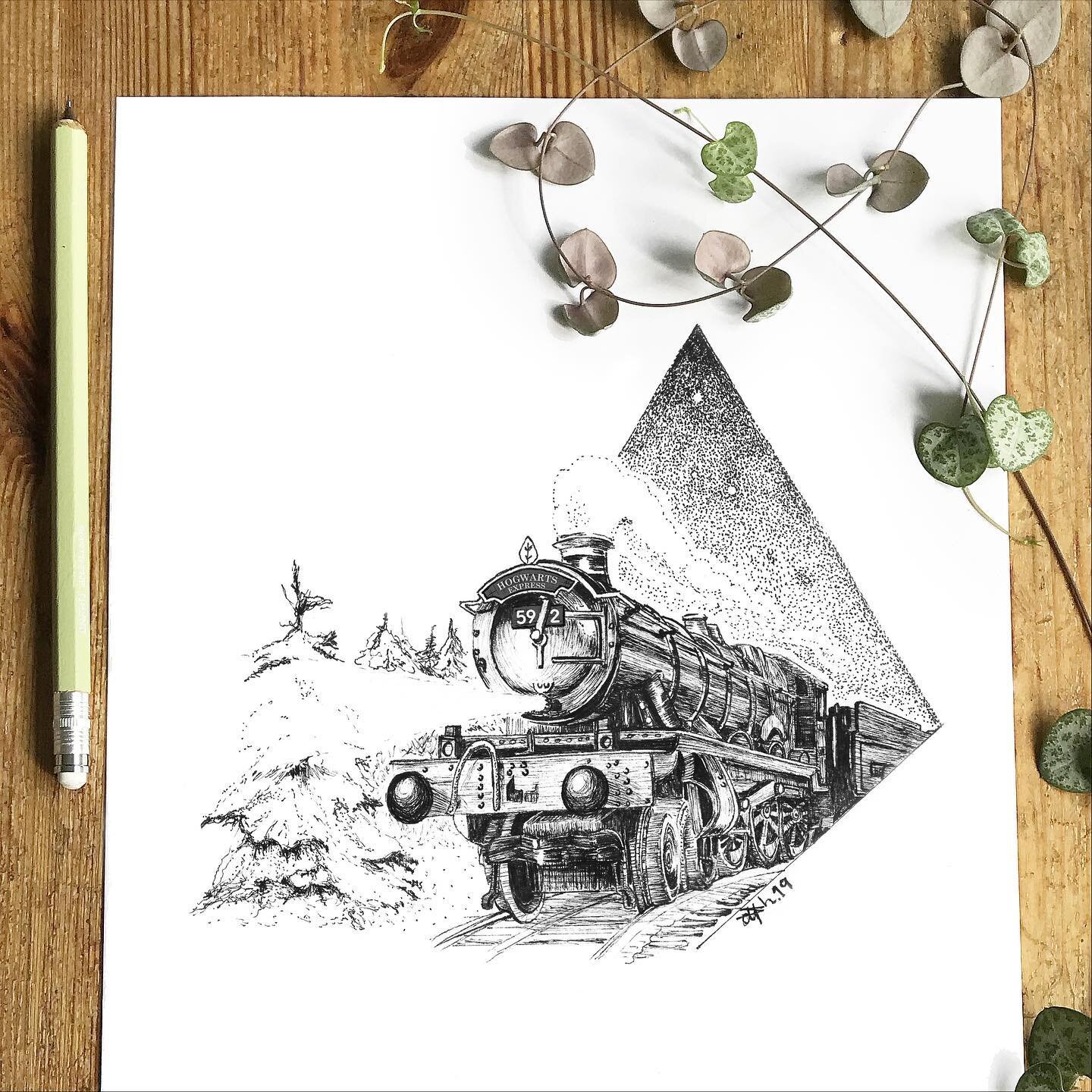 I N K T O B E R 11/31 snow
Some Hogwarts Express for you! The only thing I could think of to the word snow! .
Hope you have a magical Friday! .
.
.
.
@mirandasart #mirandasart .
.
#inktoberday11 #inktober2019 #inktober #snow #harrypotter #hp #potterm