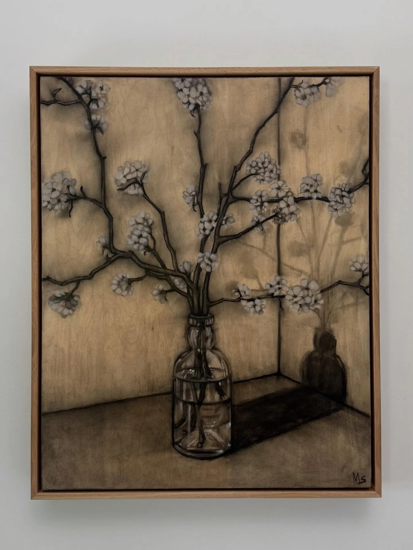 Chuffed to have sold these two babies on opening night at Loft Mudgee&hellip; thanks again wonderful collectors!!

&ldquo;Shadows of Spring&rdquo; Mixed media, charcoal and pastel on wood panel

&ldquo;Sitting Pretty&rdquo; Mixed media, charcoal, ink