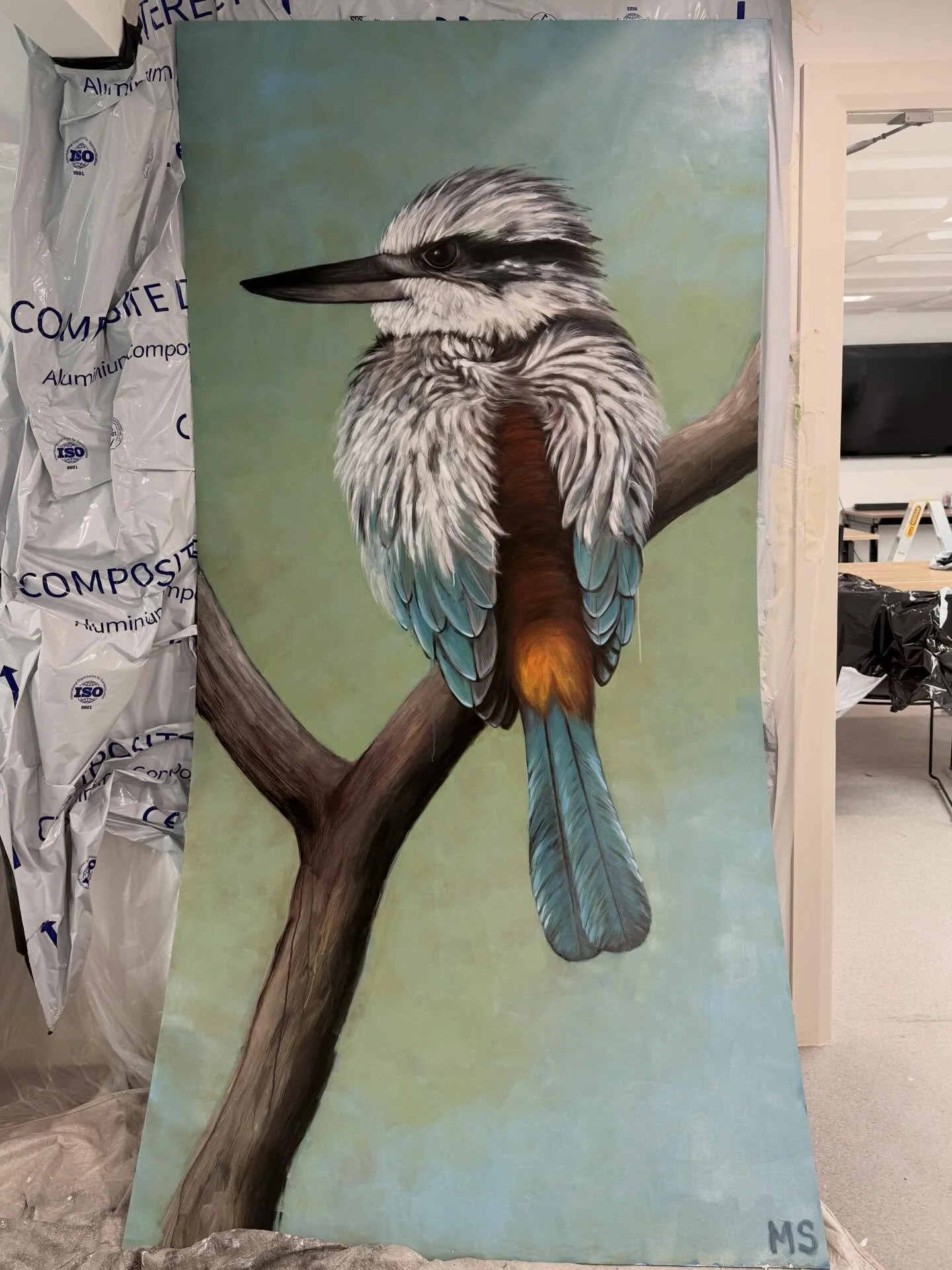 This handsome fellow is a Red Backed Kingfisher and he is part of the Archibird Mural Project organised by Mudgee Arts Precinct. The project is supported by Create NSW&rsquo;s Audience Development Fund, a devolved funding program administered by Muse