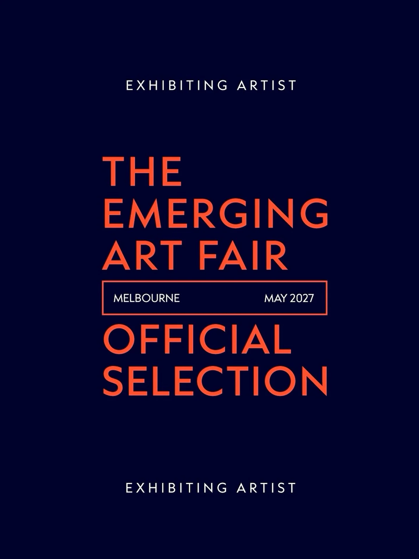 Super excited that @rachelmelchersartist and I have been selected for The Emerging Art Fair in Melbourne next year! We will be sharing a booth and all the fun that goes with it!

Thank you @amber_creswell_bell for this opportunity. We can&rsquo;t wai