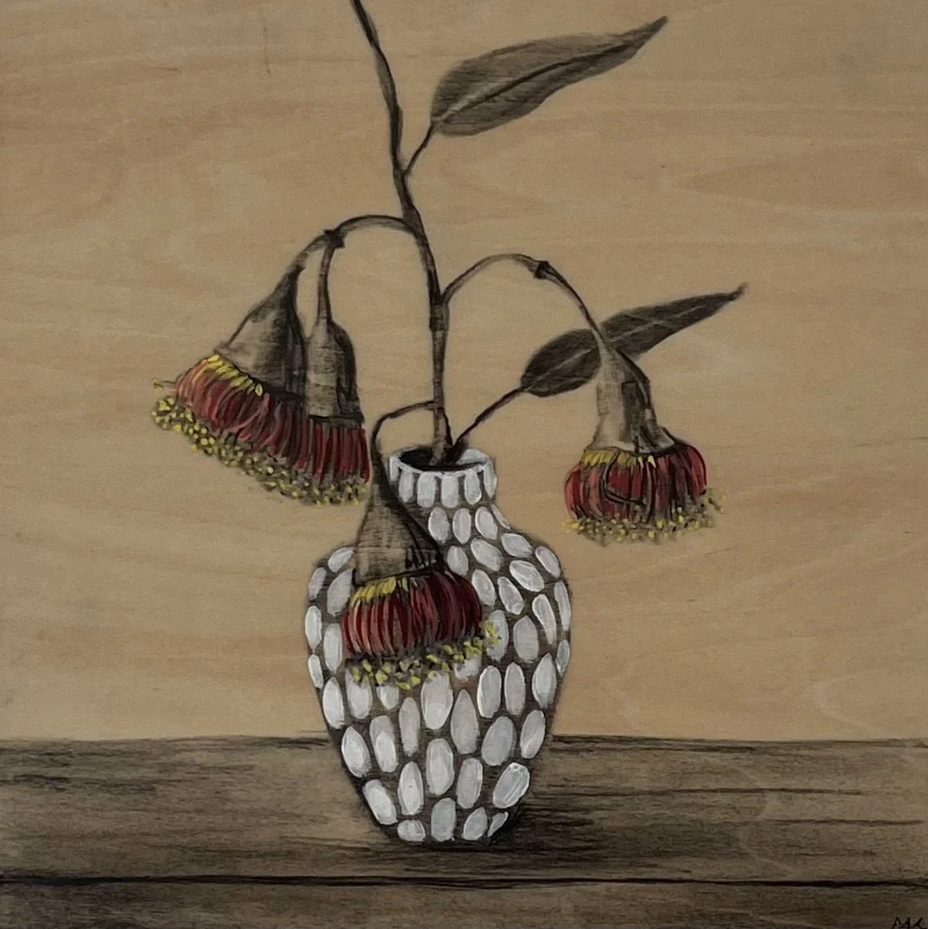 Bud Vase Study, 20cm x 20cm