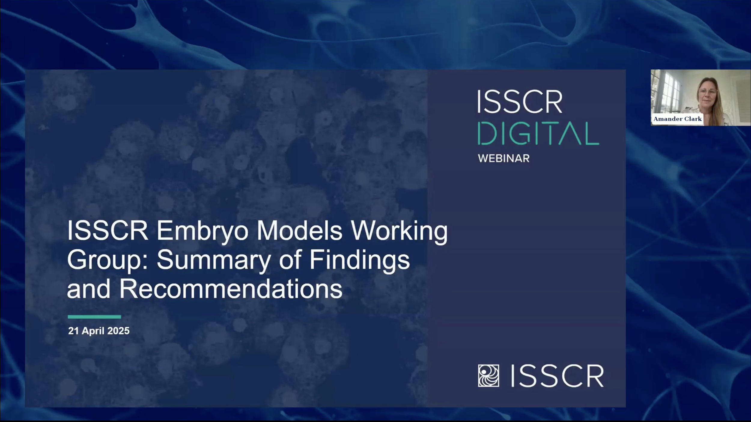 ISSCR Embryo Models Working Group: Summary of Findings and Recommendations