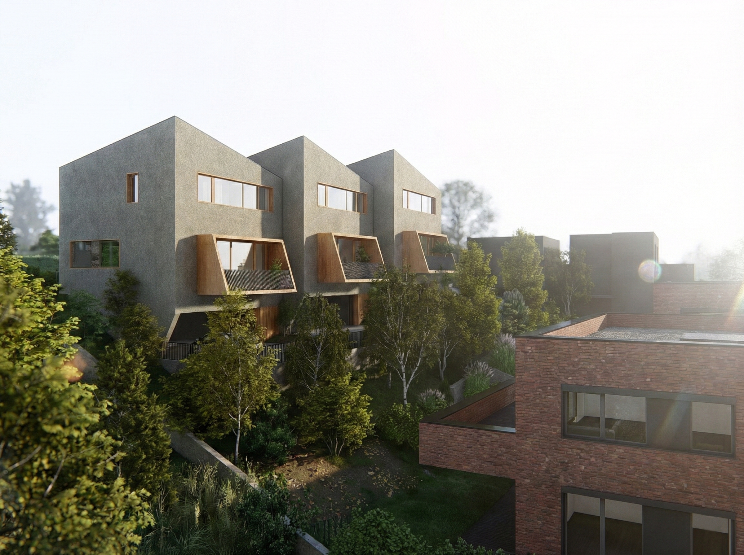 ORIGAMI · Stambeni niz na padini