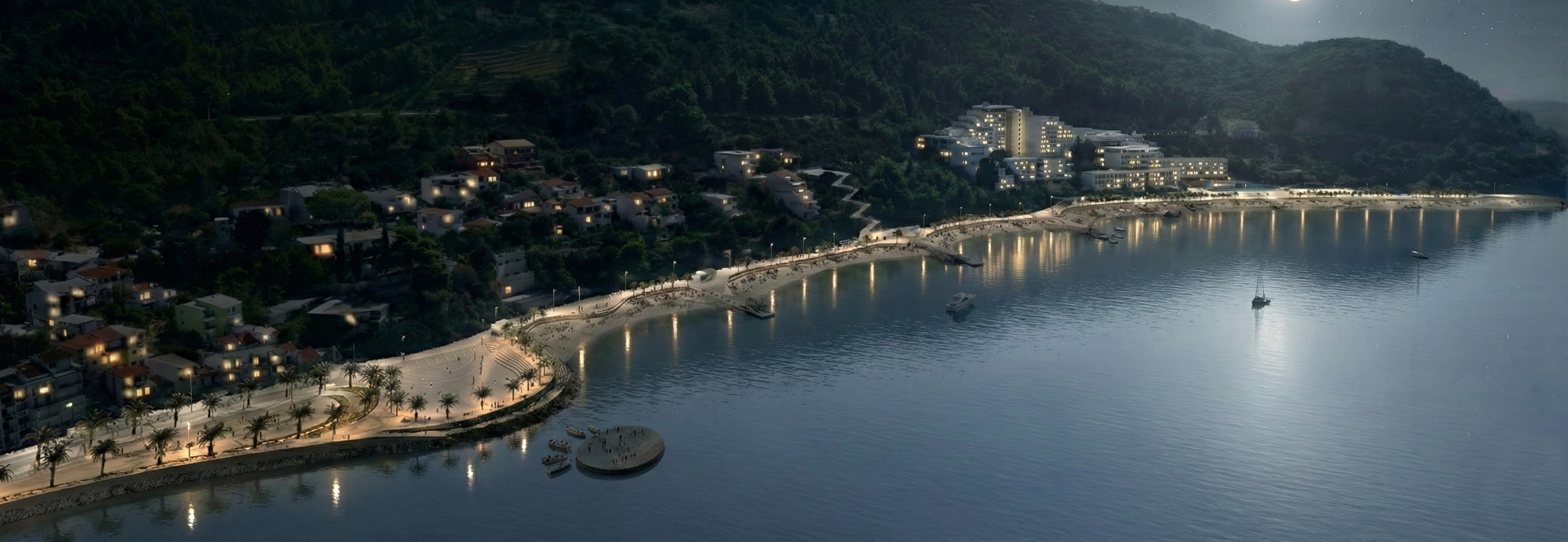 ŽIVOGOŠĆE · UREĐENJE OBALNOG POJASA