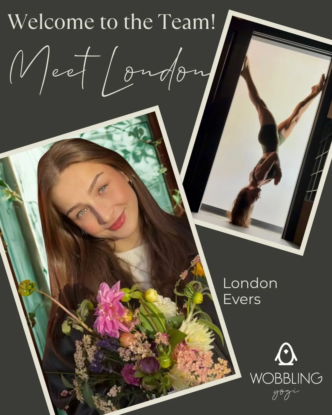 ✨Meet London✨

Our community is growing and we&rsquo;re so excited to welcome London to the Wobbling Yogi team as Studio + Postpartum Support 🤍

London brings such a warm, welcoming energy. With her experience working with little ones, she&rsquo;ll 