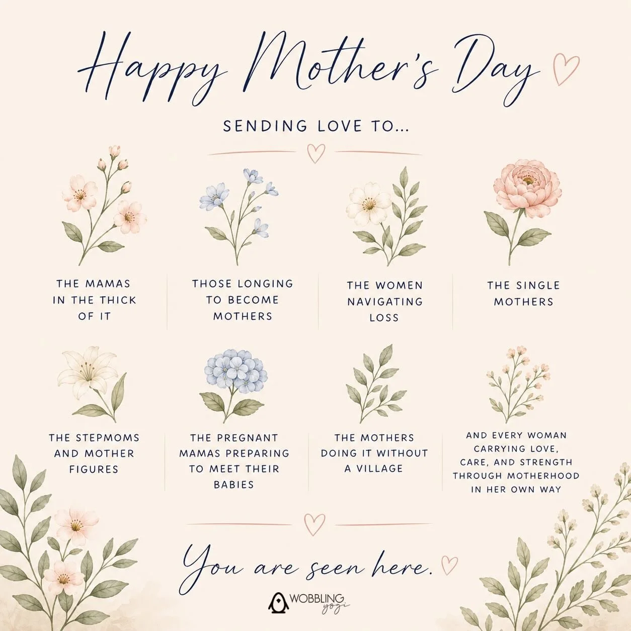 Happy Mother&rsquo;s Day 🤍

Today, we&rsquo;re holding space for all versions of motherhood and every story that comes with it.

To the mothers in the thick of it, the mothers longing to be, the mothers grieving, healing, navigating loss, doing it a