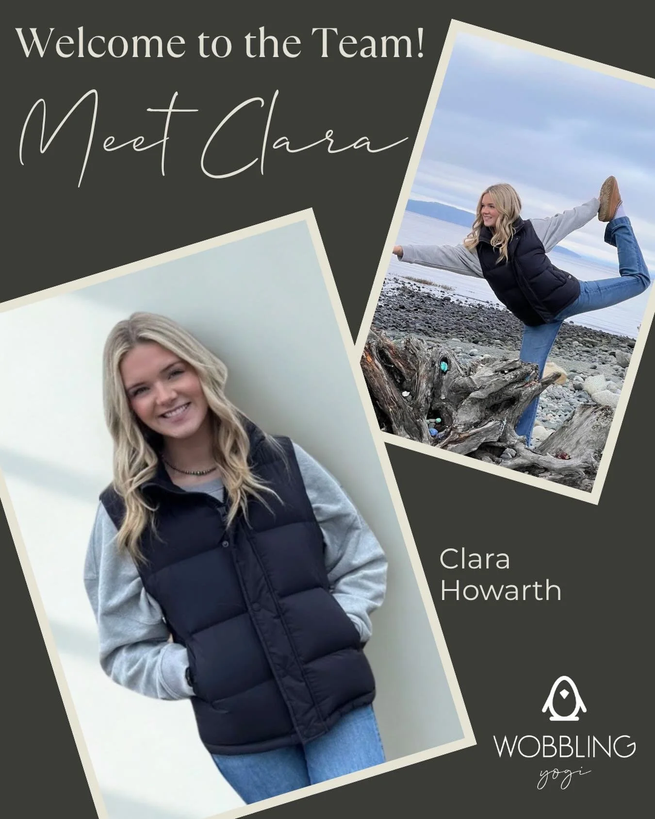 ✨Meet Clara✨

We&rsquo;re so excited to welcome Clara to the Wobbling Yogi team as Studio + Postpartum Support 🤍

Having grown up as a competitive dancer, Clara has always been passionate about movement and the positive impact it can have on overall