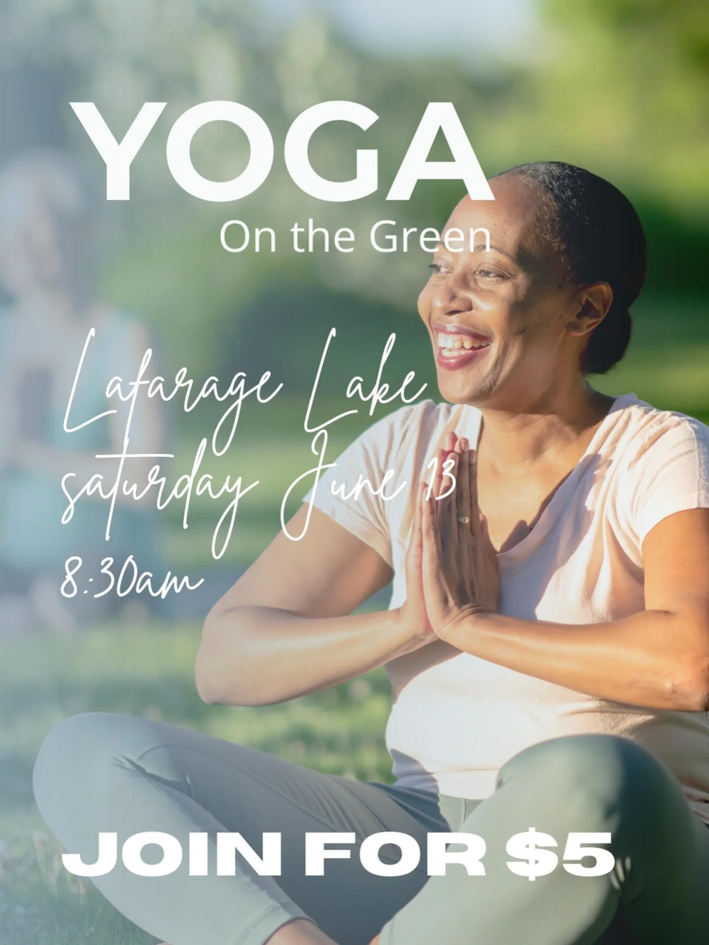 SATURDAY JUNE 13 ☀️
Yoga on the Green is happening this Saturday at 8:30 AM at Town Centre Park &ndash; Lafarge Lake.

Weather is looking beautiful &mdash; book your spot now, grab your mat, and bring a friend 💚