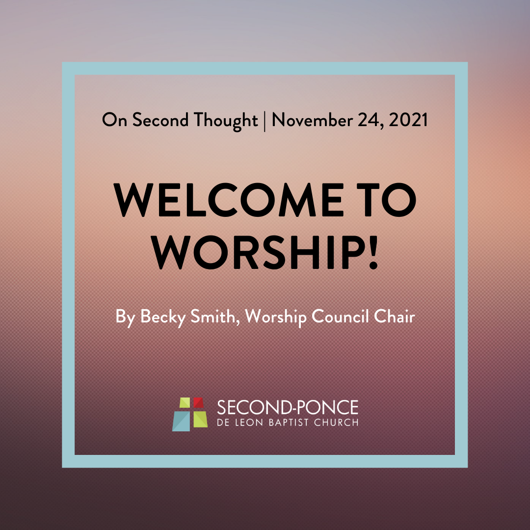 Welcome to Worship!