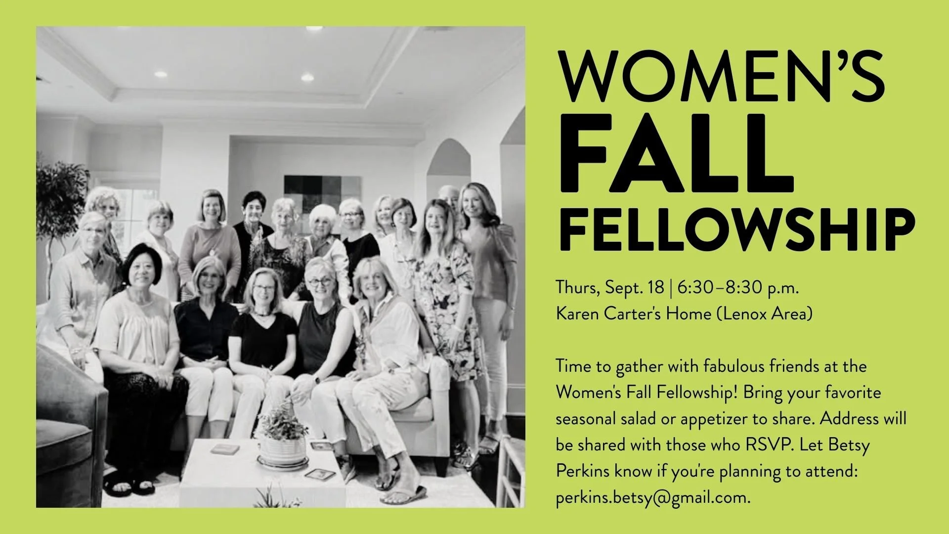 Women's Fall Fellowship