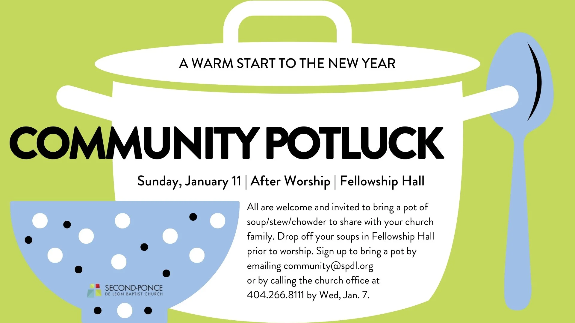 2nd Annual Soup & Stew Potluck