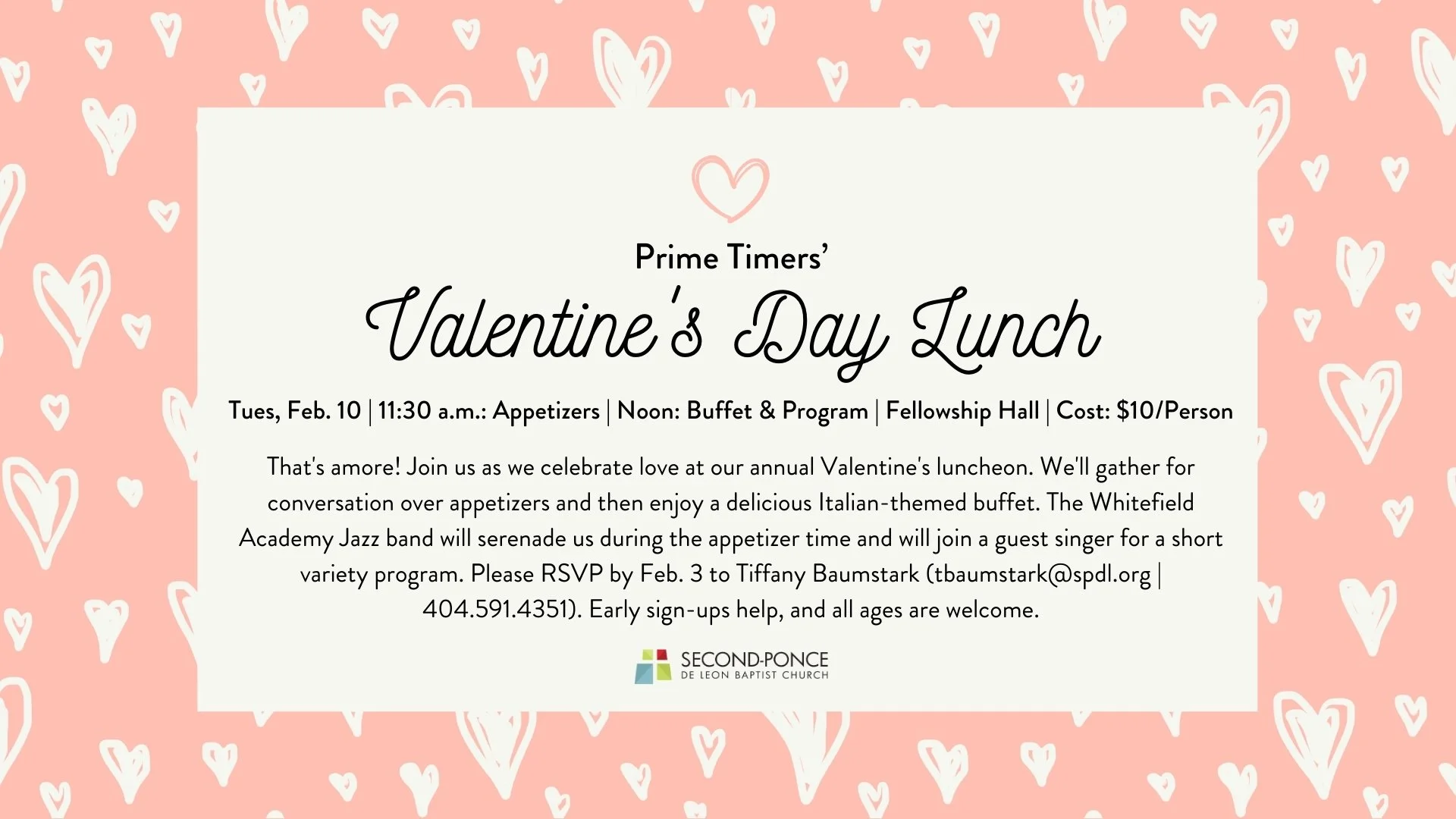 Prime Timers' Valentine's Lunch