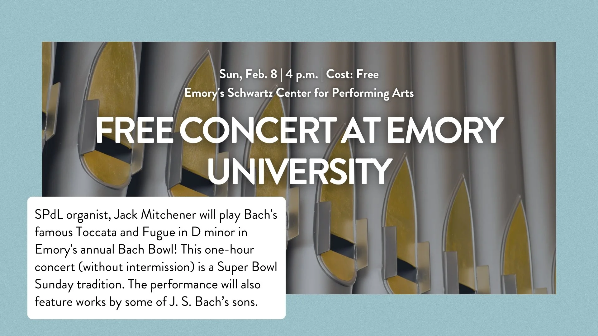 Free Concert at Emory University