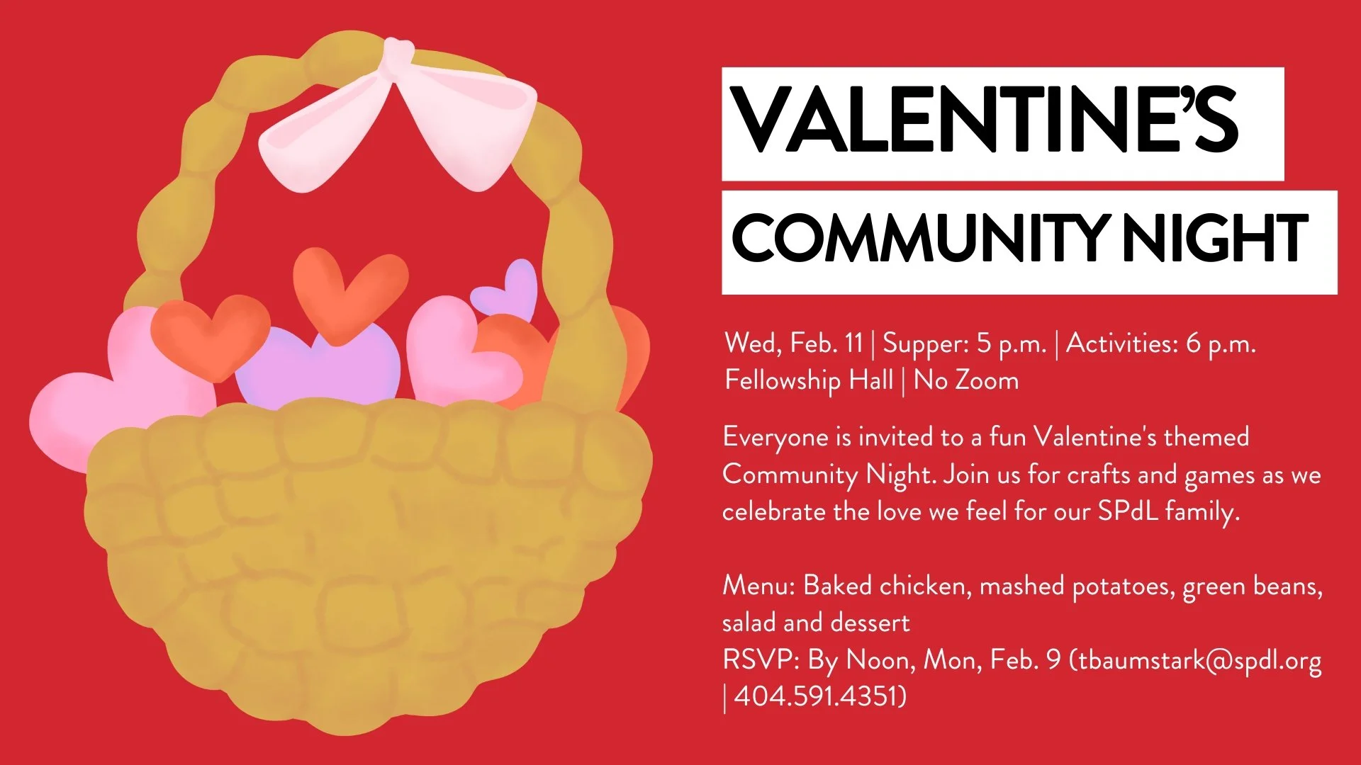 Supper &amp; Valentine's Community Night