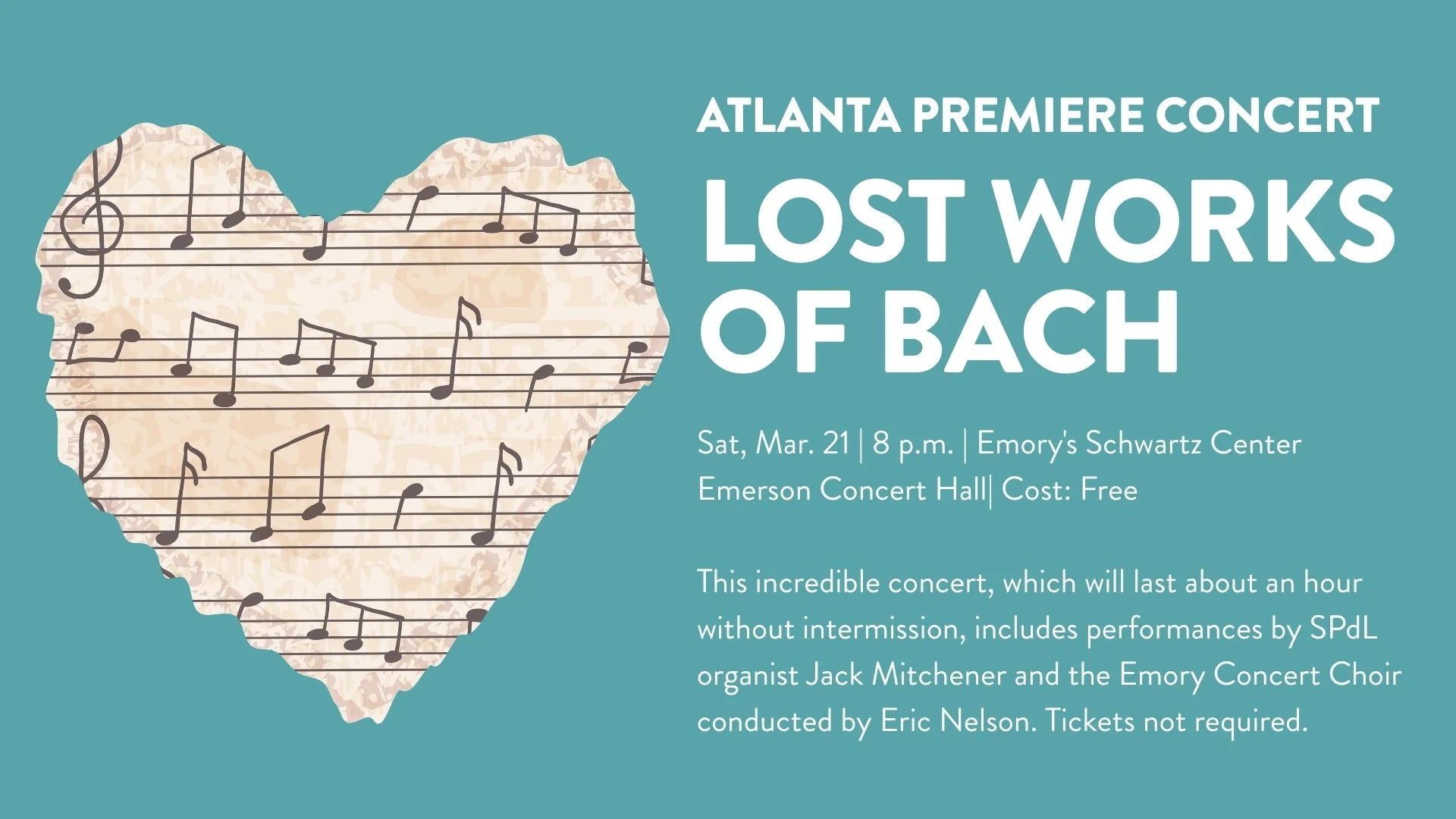 Lost Works of Bach Concert