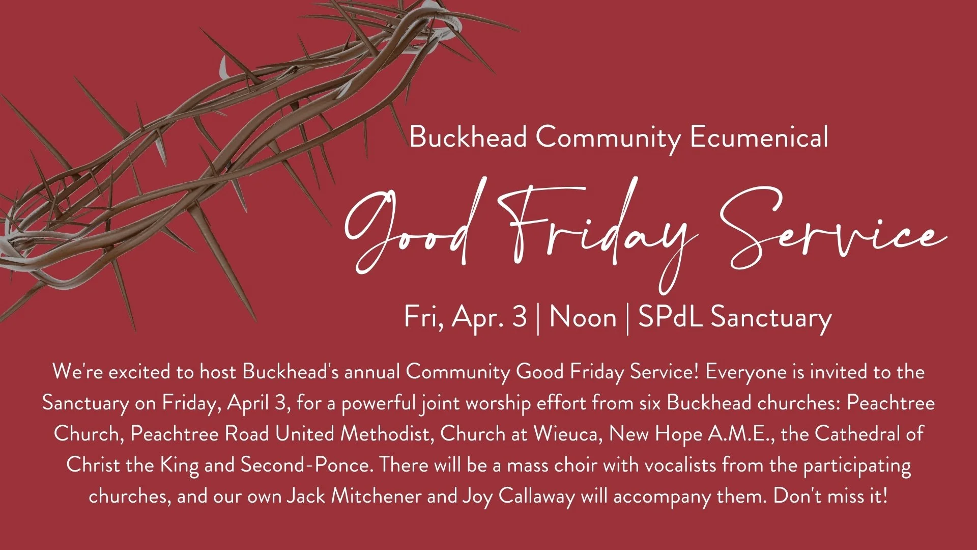 Community Good Friday Service