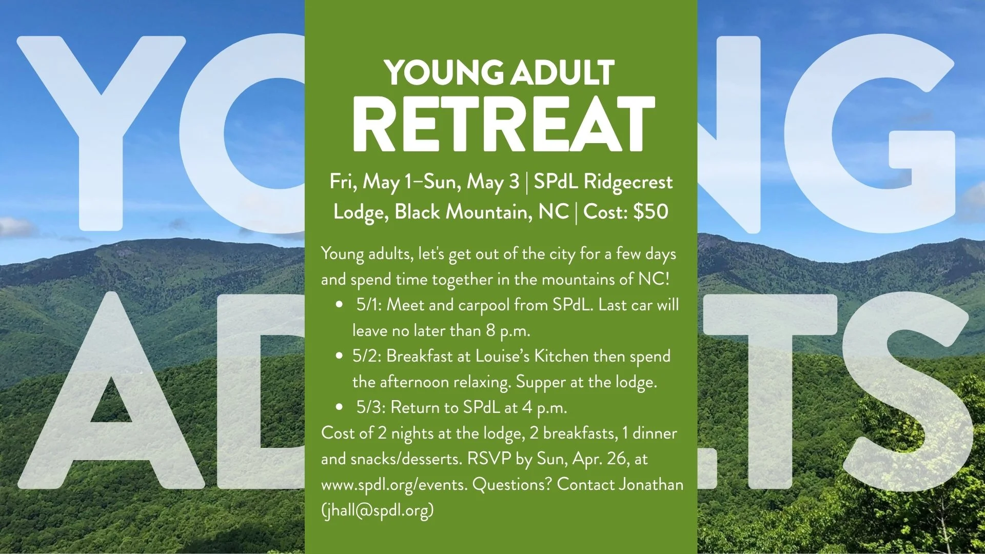 Young Adult Retreat