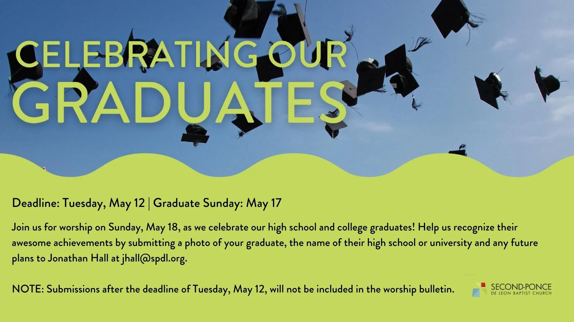 Grad Info Submission Deadline