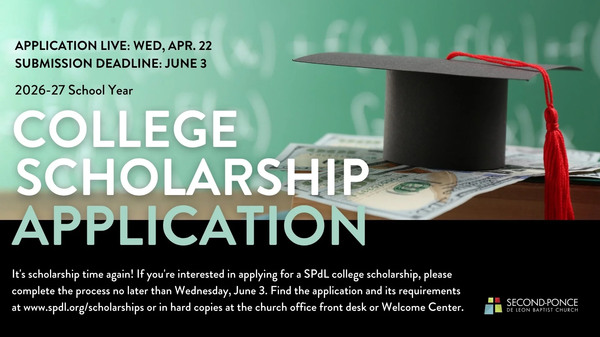 College Scholarship Application Deadline