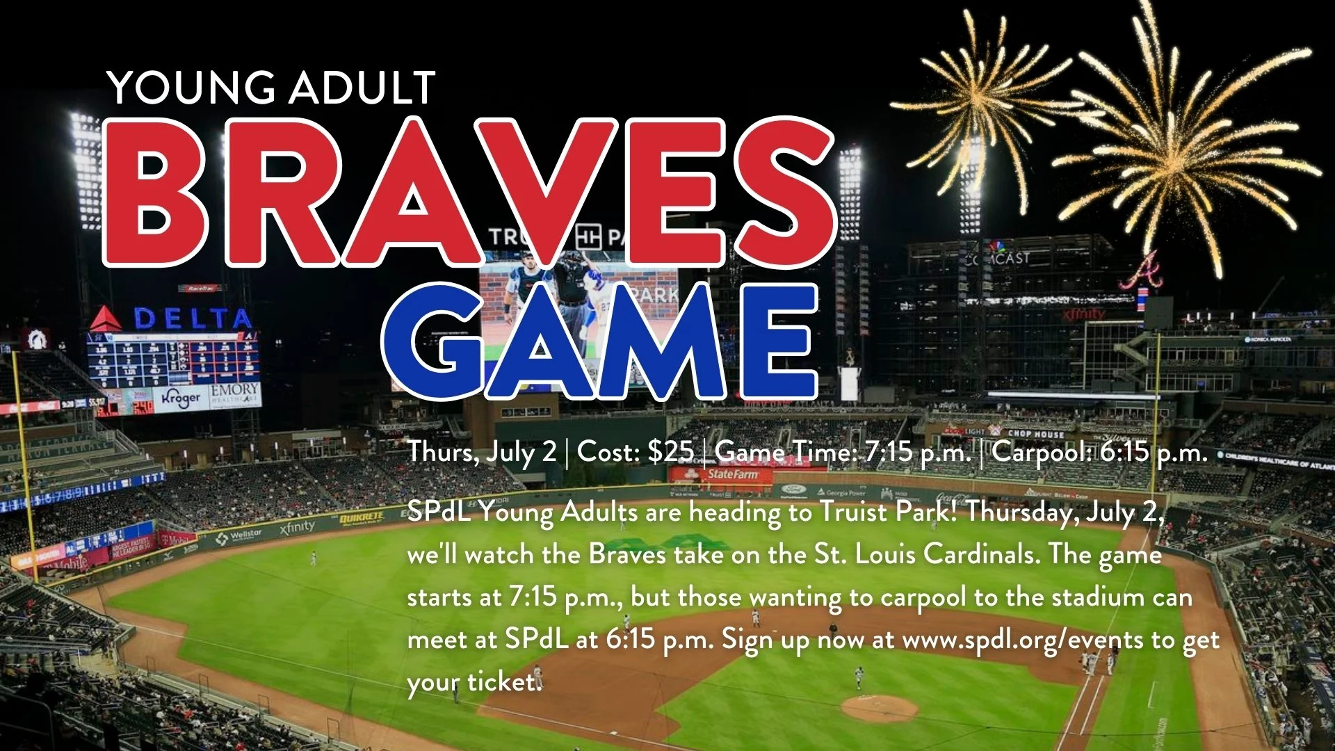 Young Adult Braves Game