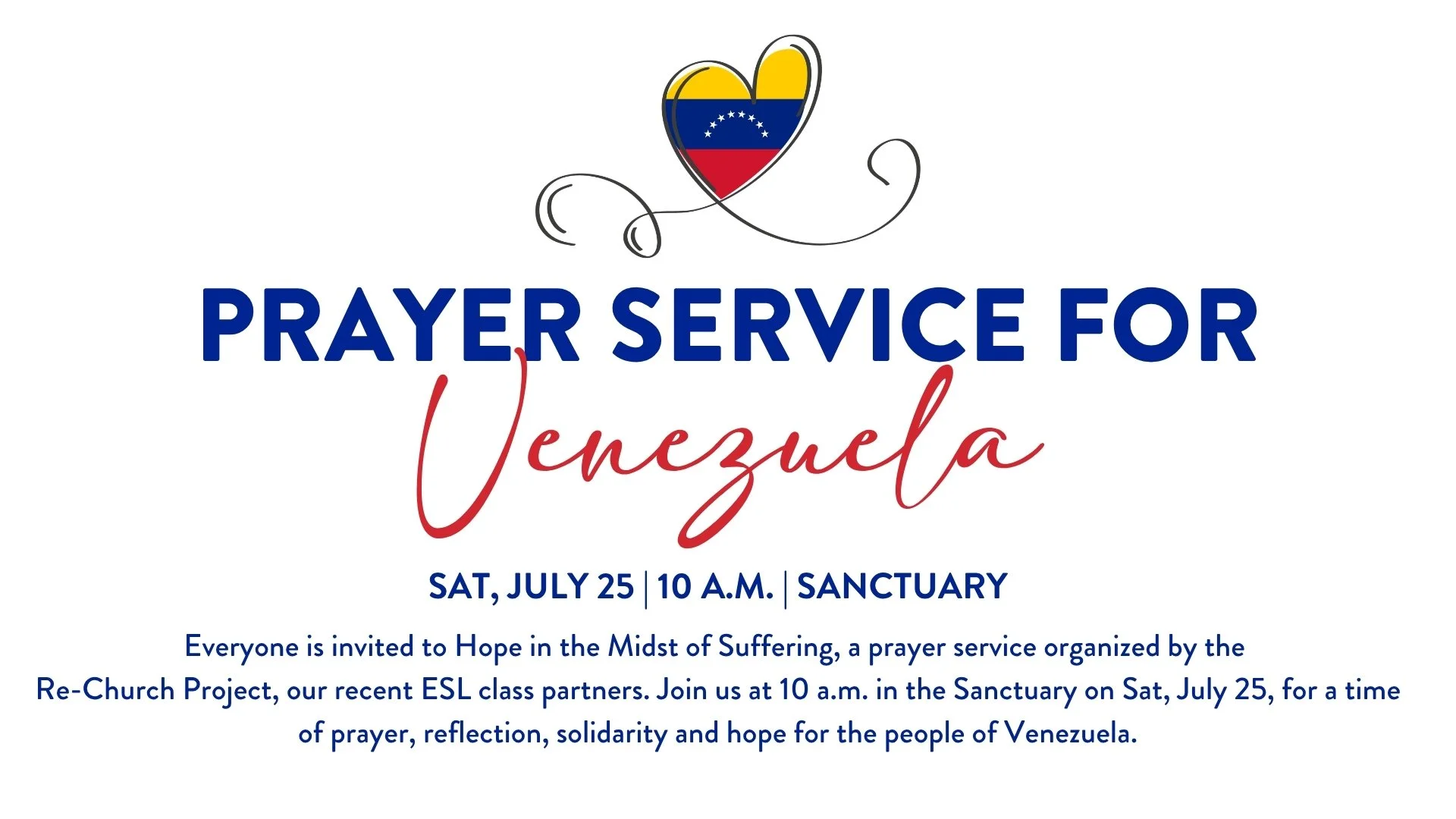 Prayer Service for Venezuela