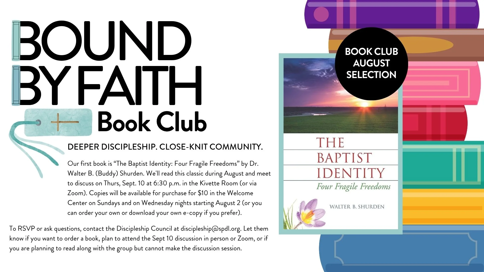 Bound by Faith Book Club Discussion