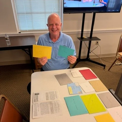 Prior to Sunday School, New Covenant celebrated Ricky Richardson&rsquo;s retirement after 16 years at Henderson Middle School with a card &ldquo;shower.&rdquo; Congratulations on your retirement, Ricky!
