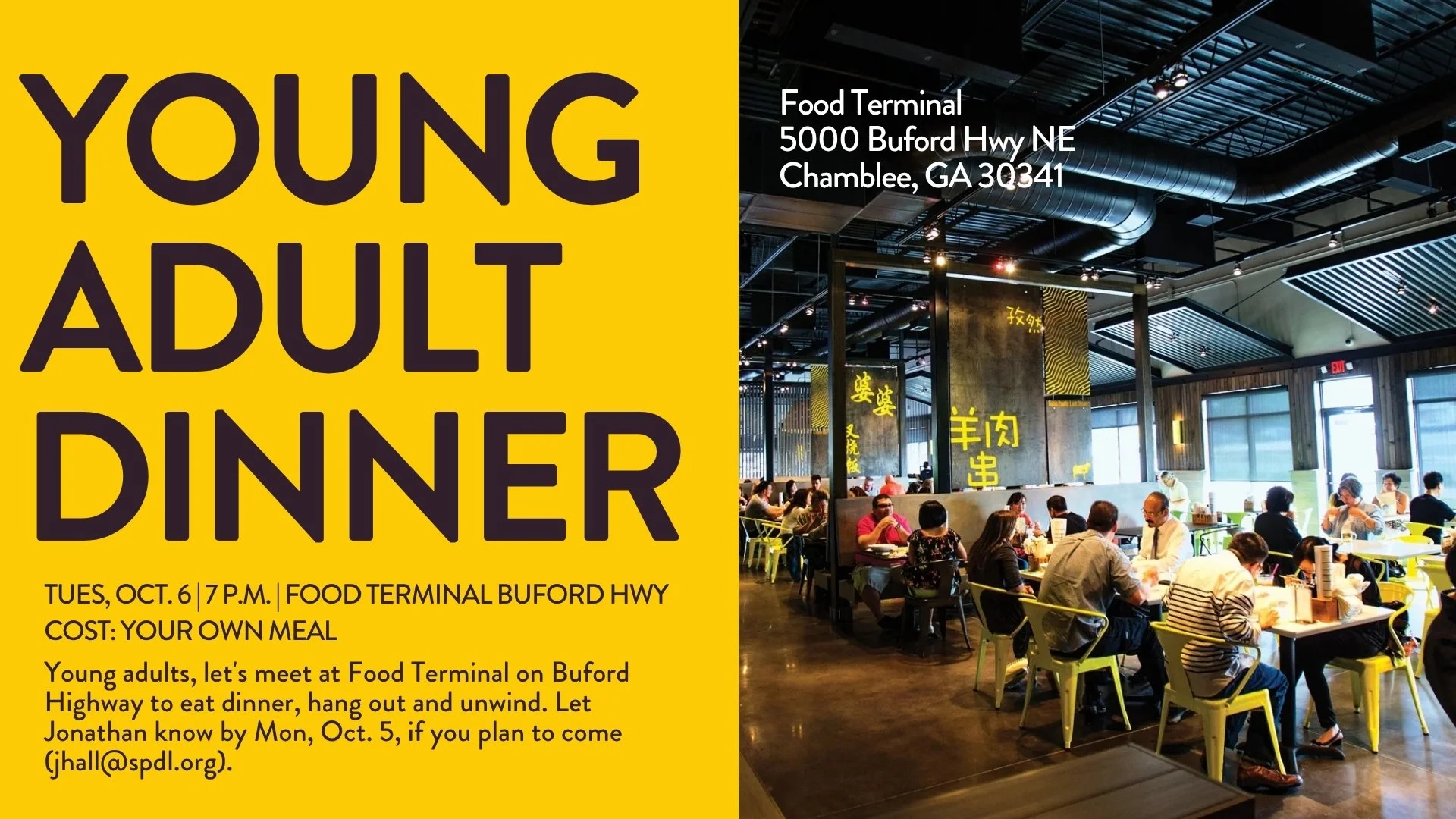 Young Adult Dinner