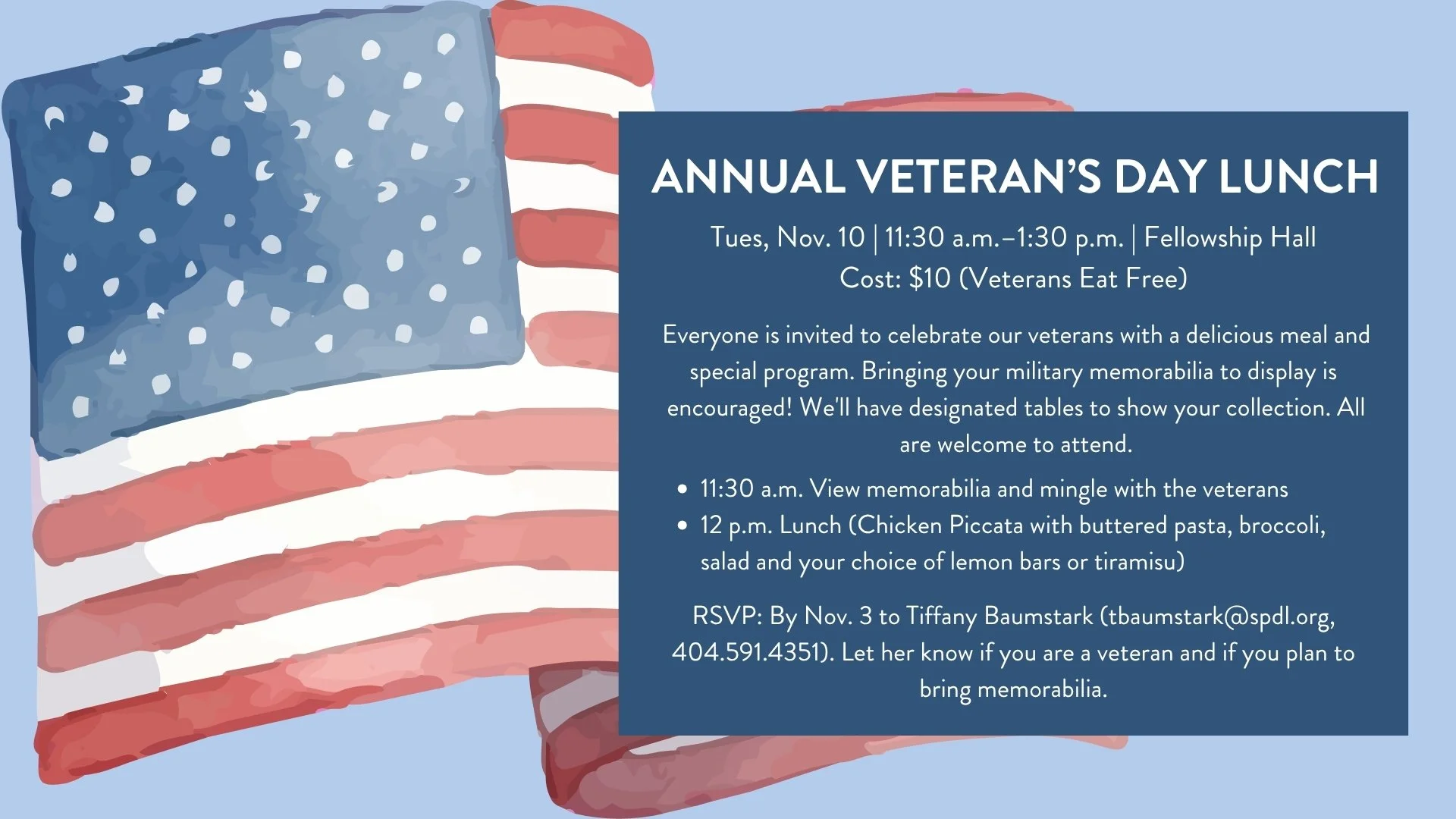 Veteran's Day Lunch