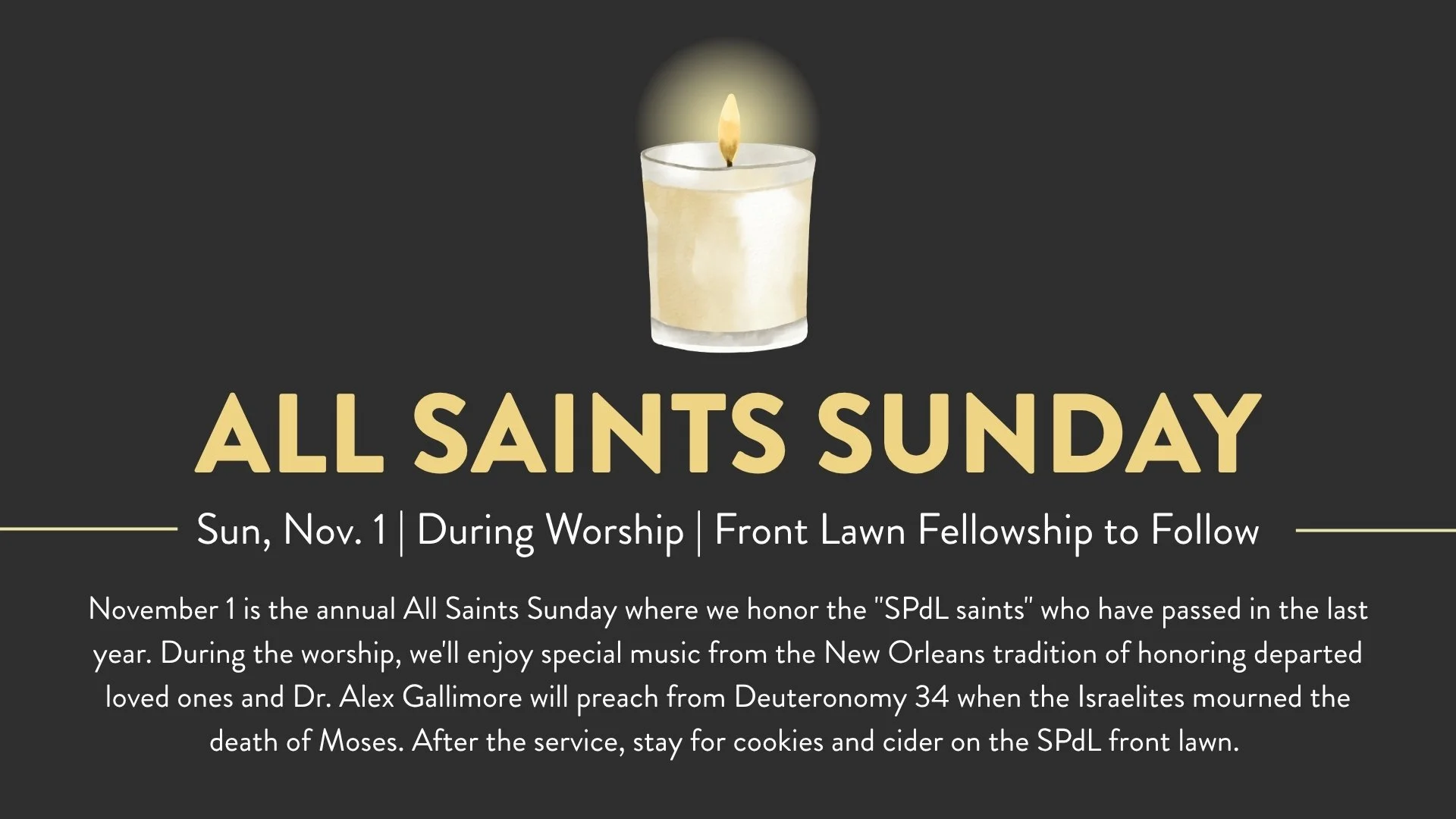All Saints Sunday