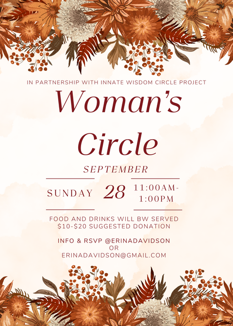 Santa Cruz, CA Women’s Circle 🌟 Sunday, Sept. 28th 
