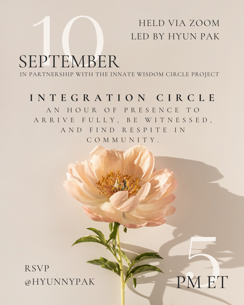 Integration Circle                  Held Via Zoom 